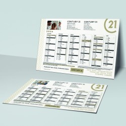 Calendrier 2026 blanc - A5