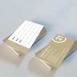 carte de visite standard