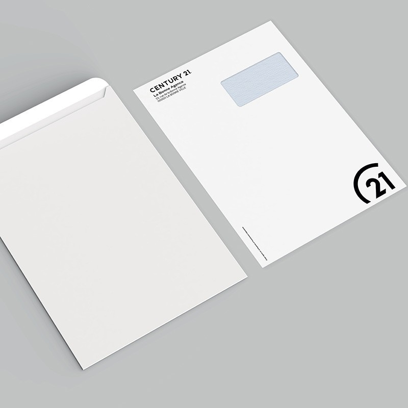 Enveloppe 229x324 mm - fenêtre 100x50mm