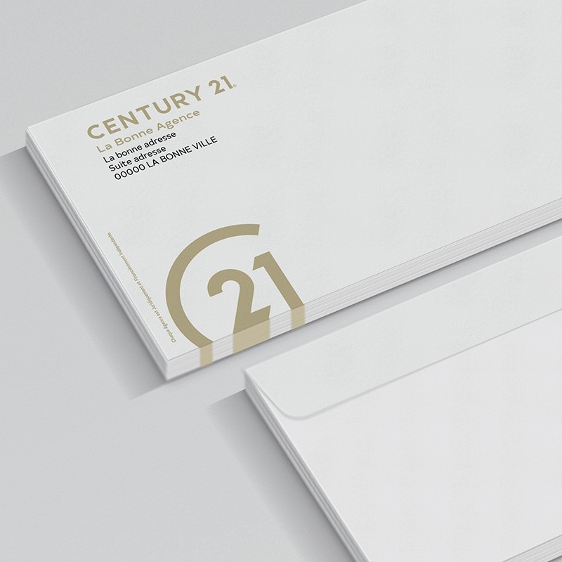 Enveloppe premium 220x110 mm sans fenêtre