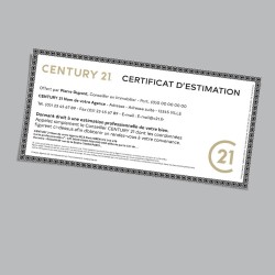 Certificat d'estimation personnalisé