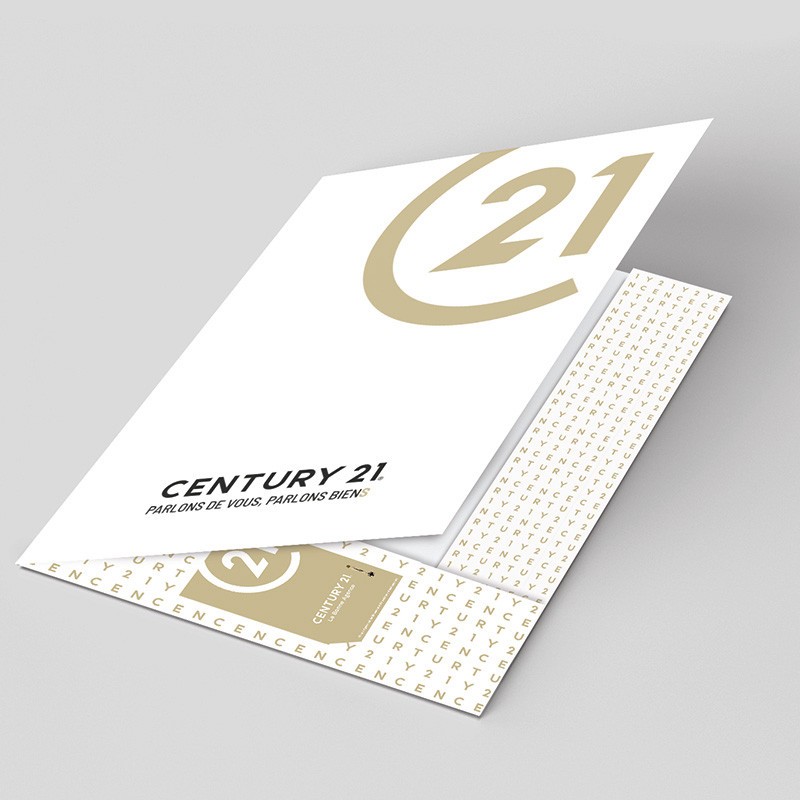 Chemise Dossier Client Blanche