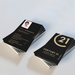 Carte de visite avec photo