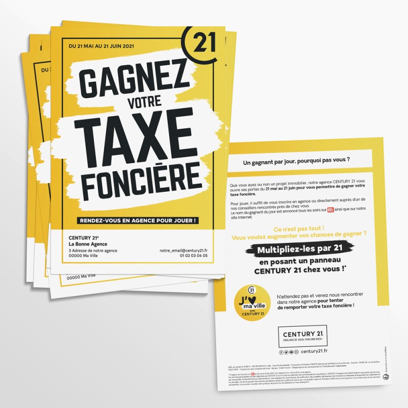 Flyer taxe foncière transaction